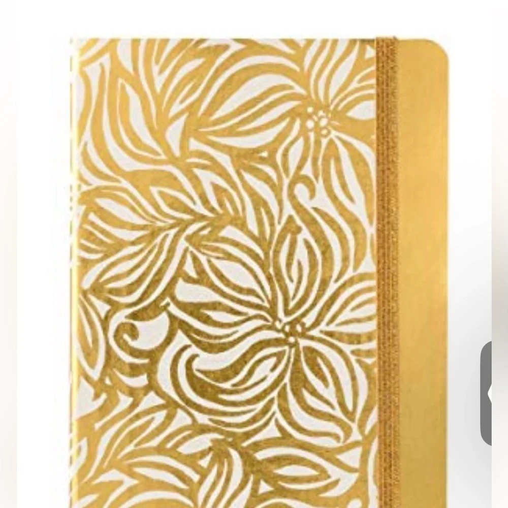 Lilly Pulitzer Swirling Floral Journal with lined sheets and pocket NWT